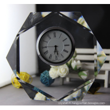 Crystal Decorative K9 Crystal Clock Craft (KS06039)